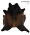 Chocolate XX-Large Brazilian Cowhide Rug 7'9