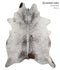 Salt and Pepper Brown X-Large Brazilian Cowhide Rug 7'2