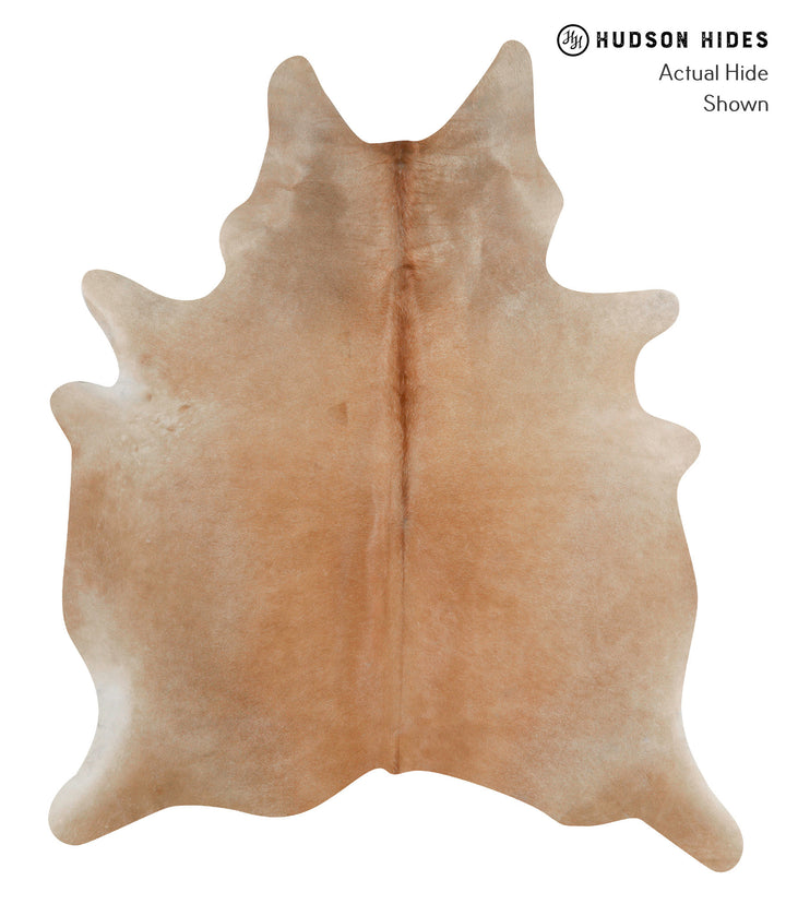 Beige X-Large Brazilian Cowhide Rug 7'1"H x 5'10"W #84734 by Hudson Hides