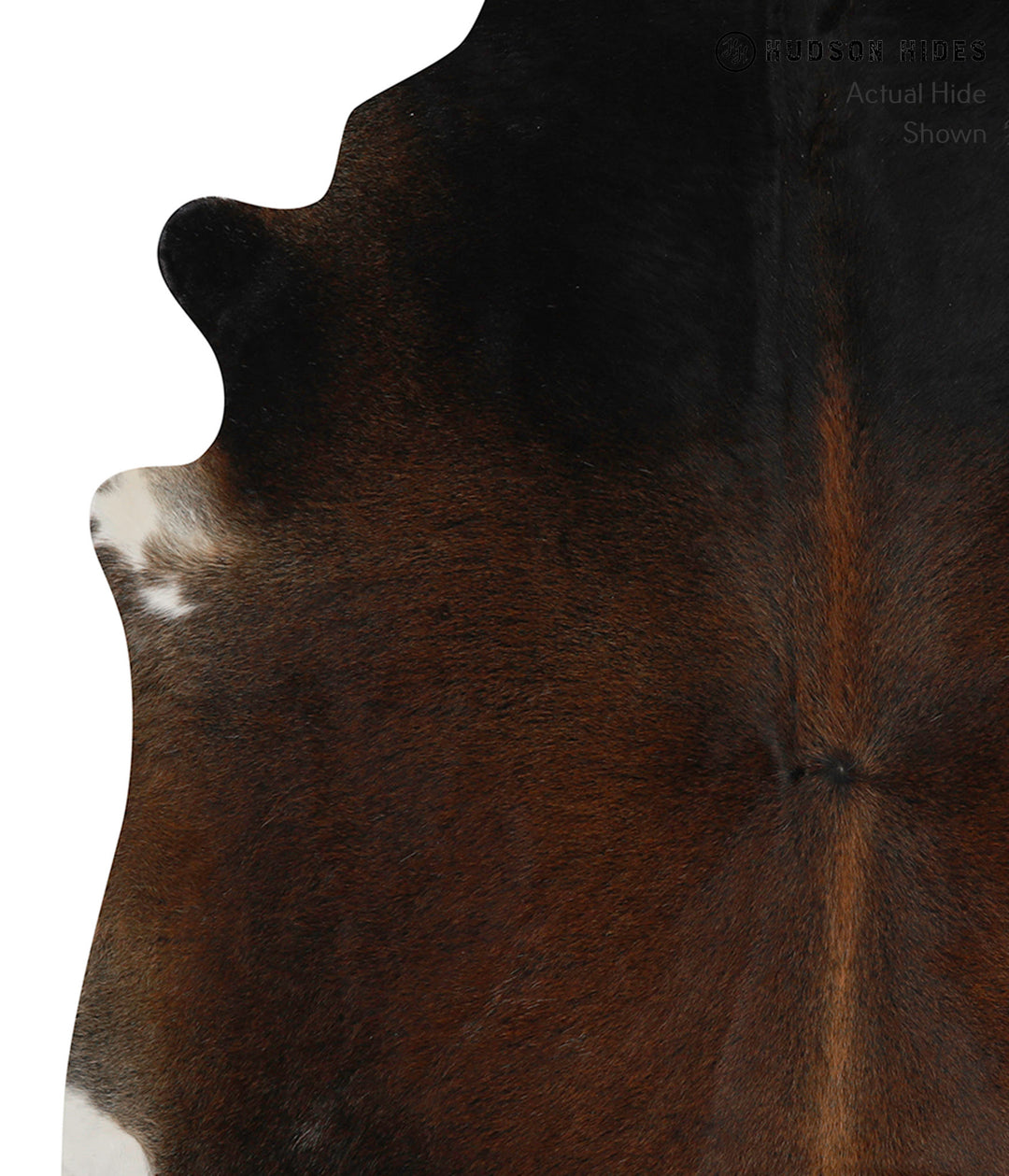 Chocolate X-Large Brazilian Cowhide Rug 6'8"H x 6'8"W #84793 by Hudson