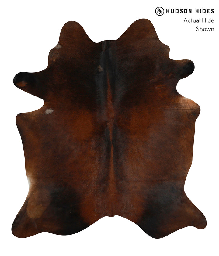 Chocolate Large Brazilian Cowhide Rug 6'4"H x 5'8"W #84850 by Hudson Hides
