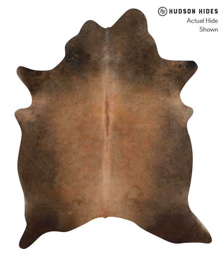 Chocolate Large Brazilian Cowhide Rug 6'9"H x 5'6"W #84852 by Hudson Hides