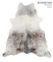 Salt and Pepper Brown Large Brazilian Cowhide Rug 6'5