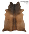Chocolate Large Brazilian Cowhide Rug 6'4