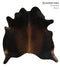 Chocolate Large Brazilian Cowhide Rug 6'3