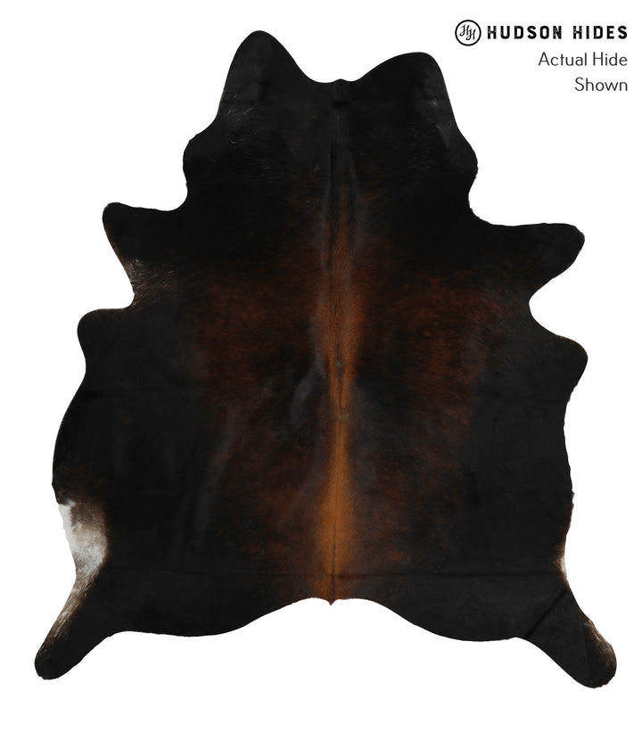 Chocolate Large Brazilian Cowhide Rug 6'8"H x 5'10"W #85270 by Hudson Hides