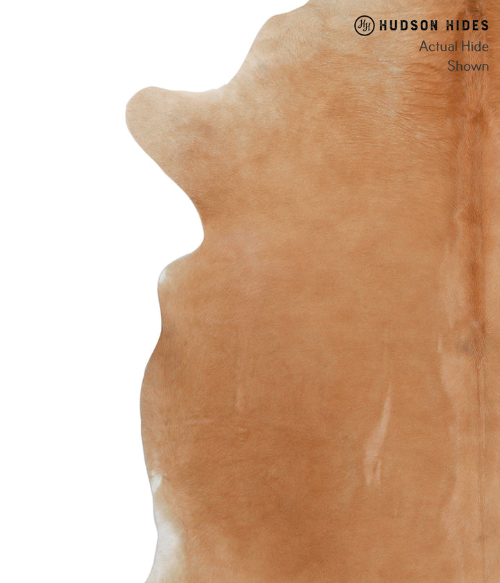 Beige X-Large Brazilian Cowhide Rug 6'9"H x 7'0"W #85347 by Hudson Hides
