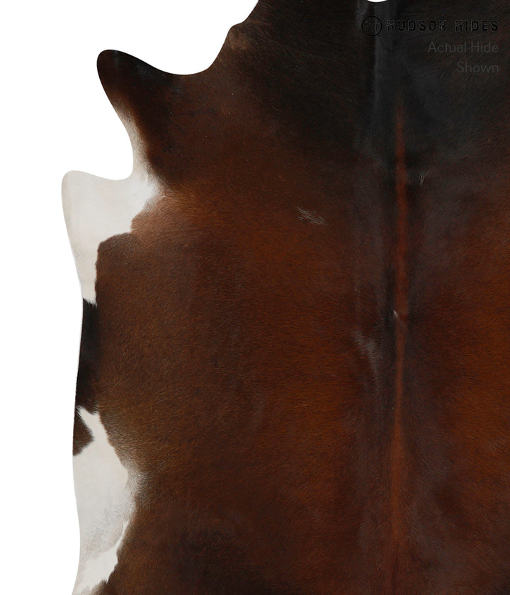 Chocolate Large Brazilian Cowhide Rug 6'4"H x 6'1"W #85373 by Hudson Hides