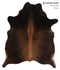 Chocolate X-Large Brazilian Cowhide Rug 6'11