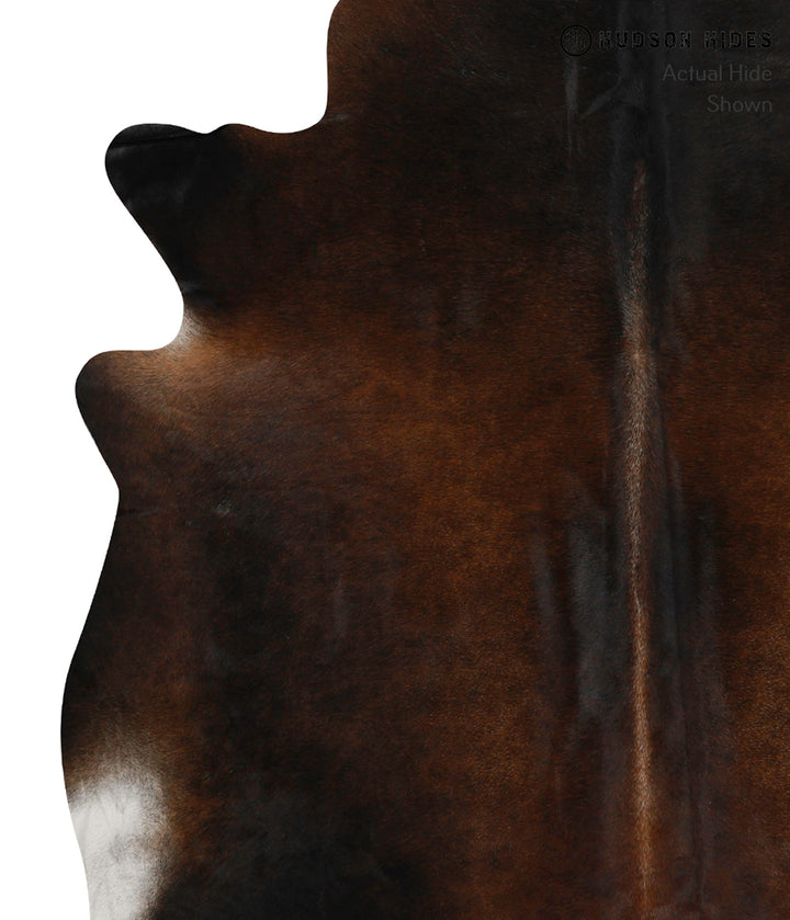 Chocolate XX-Large Brazilian Cowhide Rug 7'6"H x 6'9"W #85443 by Hudson Hides
