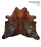 Salt and Pepper Brown Large Brazilian Cowhide Rug 5'6