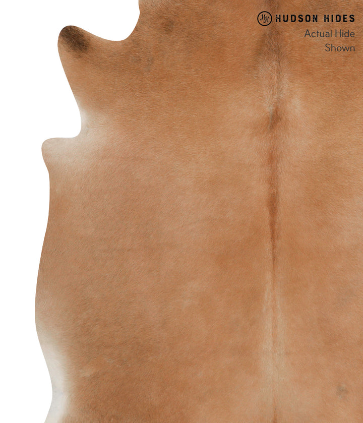 Beige X-Large Brazilian Cowhide Rug 6'10"H x 6'1"W #85545 by Hudson Hides