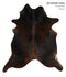 Chocolate X-Large Brazilian Cowhide Rug 6'10