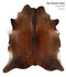 Chocolate X-Large Brazilian Cowhide Rug 6'11