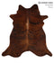 Dark Brindle X-Large Brazilian Cowhide Rug 6'9