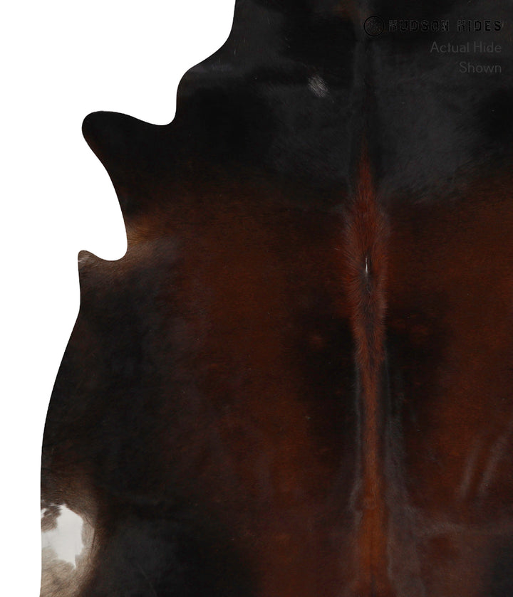 Chocolate X-Large Brazilian Cowhide Rug 7'2"H x 6'9"W #85626 by Hudson Hides