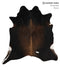 Chocolate X-Large Brazilian Cowhide Rug 6'8