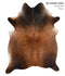 Chocolate X-Large Brazilian Cowhide Rug 7'1