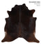 Chocolate X-Large Brazilian Cowhide Rug 6'9