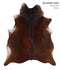 Chocolate X-Large Brazilian Cowhide Rug 7'2