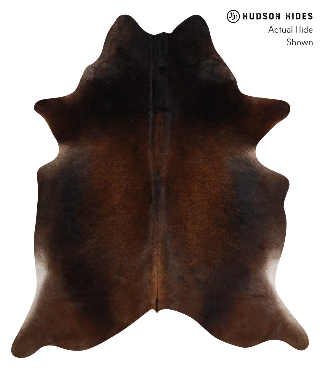 Chocolate X-Large Brazilian Cowhide Rug 6'9"H x 5'11"W #85962 by Hudso