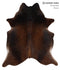 Chocolate X-Large Brazilian Cowhide Rug 6'9