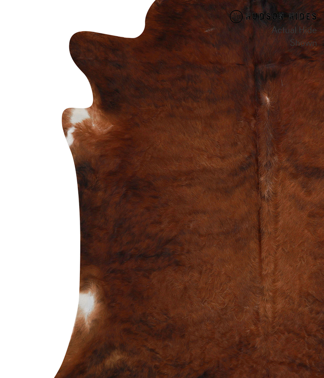Dark Brindle X-Large Brazilian Cowhide Rug 6'9"H x 6'10"W #85966 by Hu
