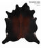 Chocolate XX-Large Brazilian Cowhide Rug 7'10