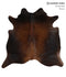 Chocolate X-Large Brazilian Cowhide Rug 6'3