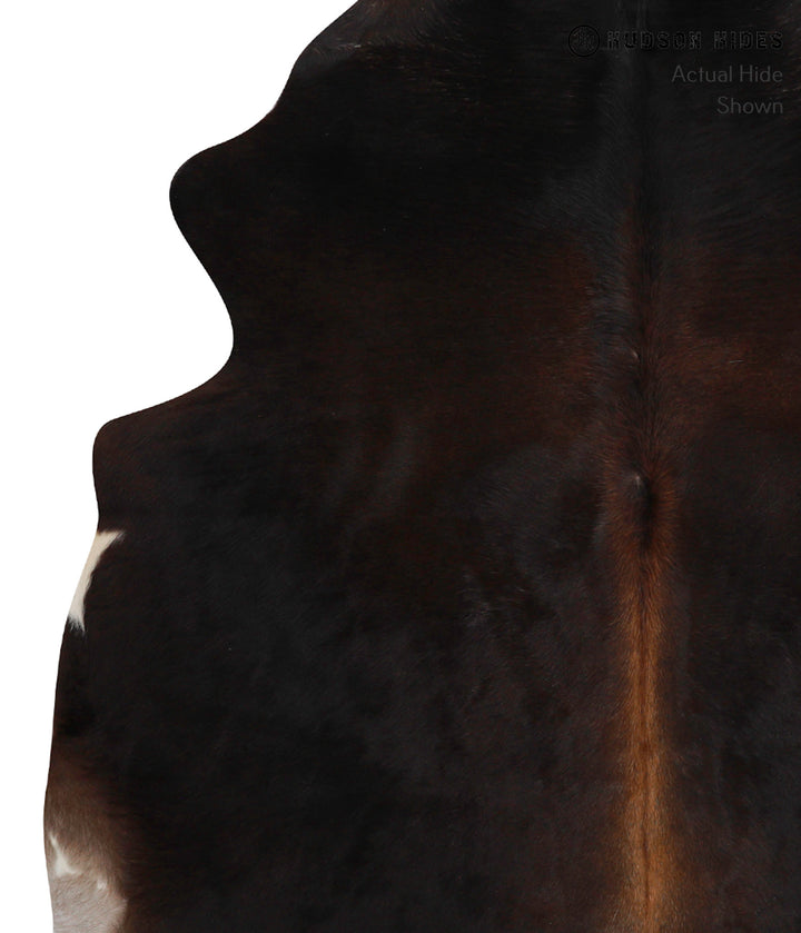 Chocolate Large Brazilian Cowhide Rug 6'5"H x 6'1"W #86369 by Hudson Hides