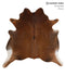 Chocolate X-Large Brazilian Cowhide Rug 6'7