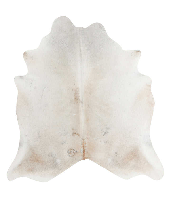 Grey with Beige X-Large Brazilian Cowhide Rug 6'8"H x 6'4"W #88640 by Hudson Hides