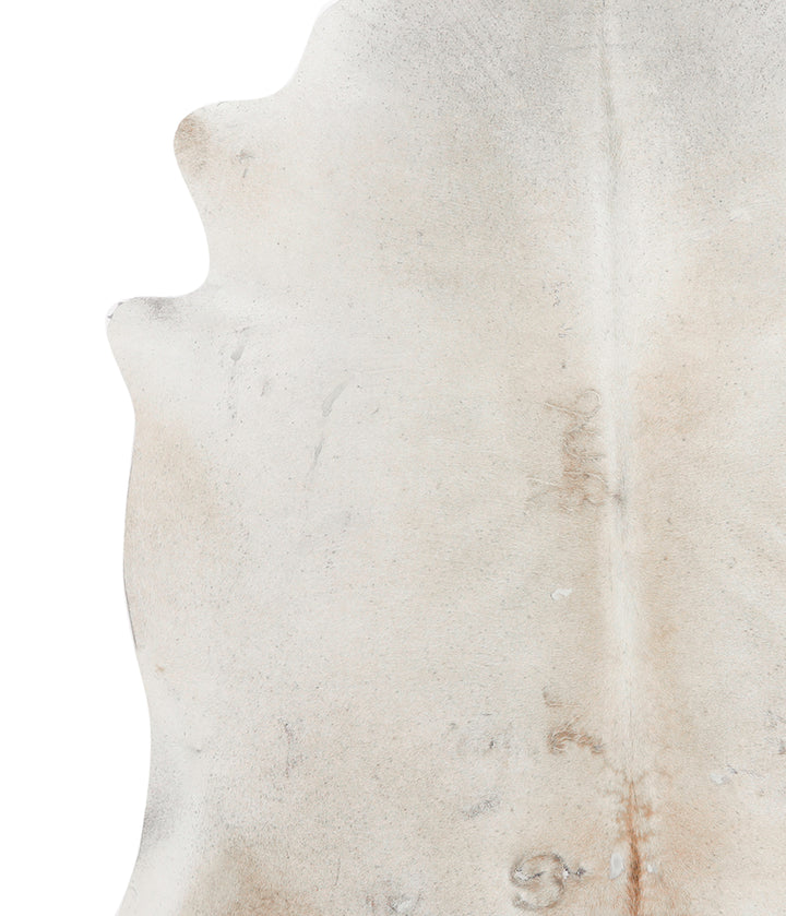 Grey with Beige X-Large Brazilian Cowhide Rug 6'8"H x 6'4"W #88640 by Hudson Hides