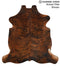 Medium Brindle X-Large European Cowhide Rug 7'1