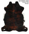 Dark Brindle X-Large European Cowhide Rug 7'1