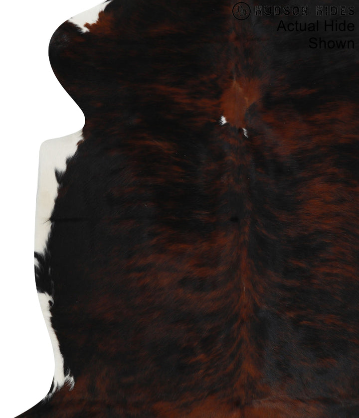 Dark Brindle X-Large European Cowhide Rug 7'1"H x 6'2"W #93934 by Hudson Hides