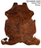 Medium Brindle X-Large European Cowhide Rug 7'2