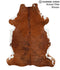 Medium Brindle X-Large European Cowhide Rug 7'10