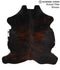 Dark Brindle X-Large European Cowhide Rug 6'9