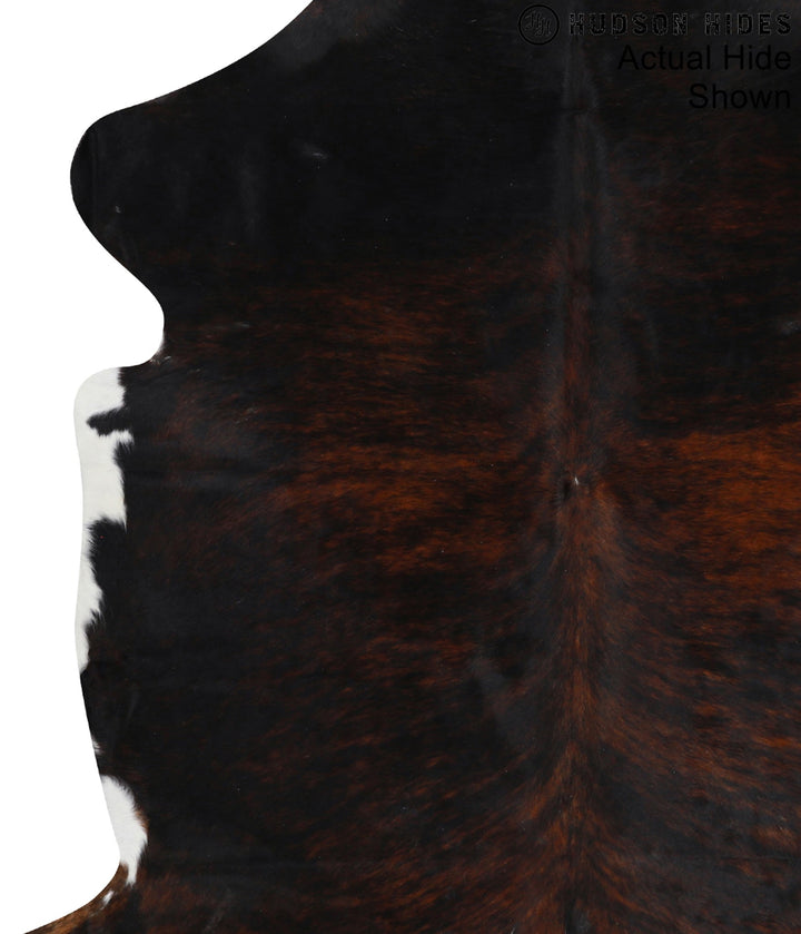 Dark Brindle X-Large European Cowhide Rug 6'9"H x 6'3"W #95094 by Hudson Hides