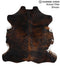 Dark Brindle X-Large European Cowhide Rug 6'10