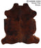 Dark Brindle X-Large European Cowhide Rug 6'10