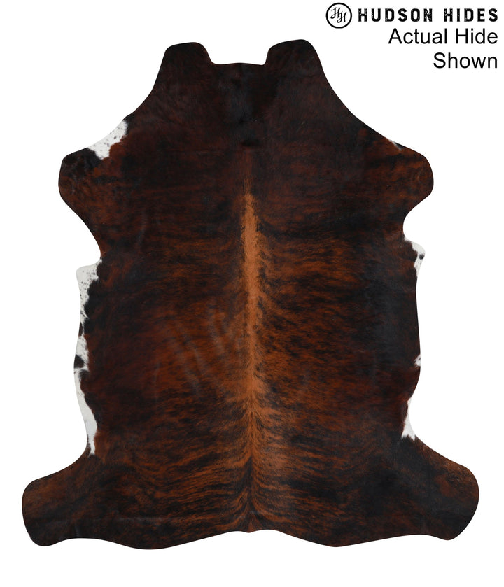 Dark Brindle X-Large European Cowhide Rug 6'11"H x 6'3"W #95395 by Hudson Hides