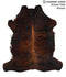 Dark Brindle X-Large European Cowhide Rug 6'11
