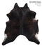 Dark Brindle X-Large Brazilian Cowhide Rug 6'11