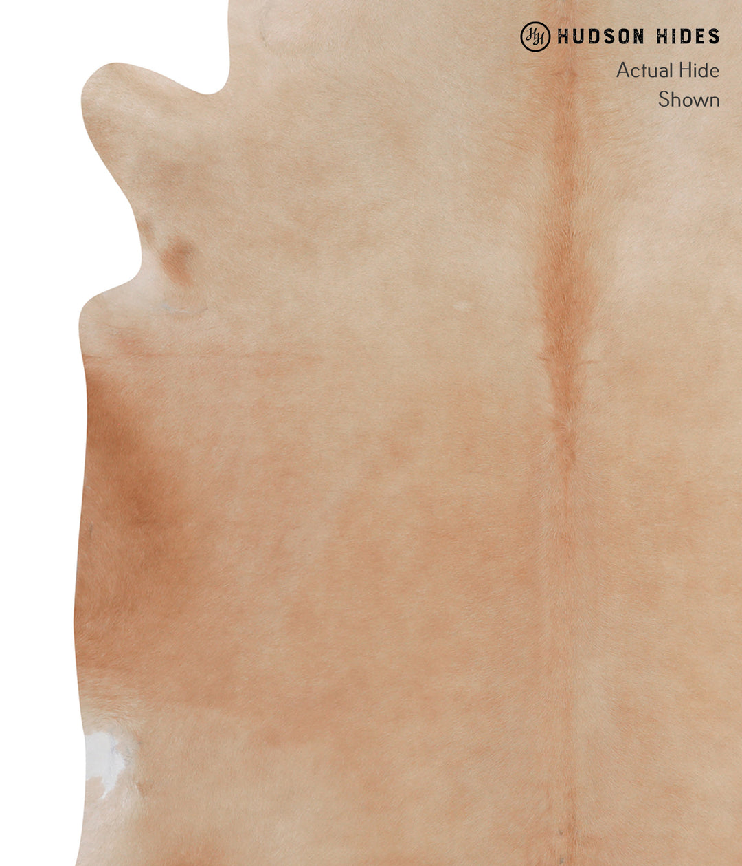 Beige XX-Large Brazilian Cowhide Rug 7'6"H x 7'6"W #A3674 by Hudson Hi