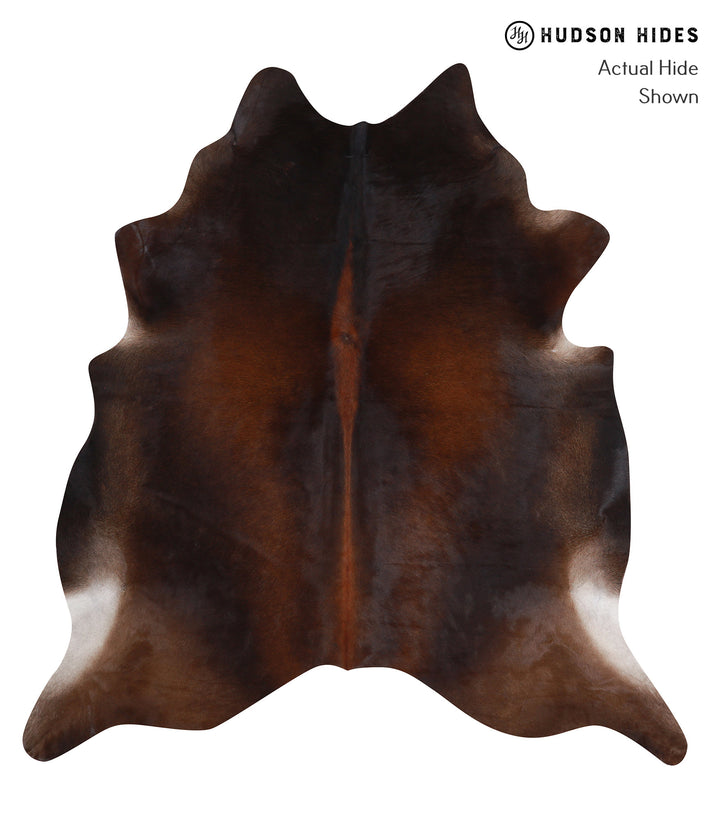 Chocolate X-Large Brazilian Cowhide Rug 6'11"H x 6'7"W #A3904 by Hudson Hides