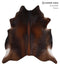 Chocolate X-Large Brazilian Cowhide Rug 6'11