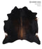 Chocolate Large Brazilian Cowhide Rug 6'3