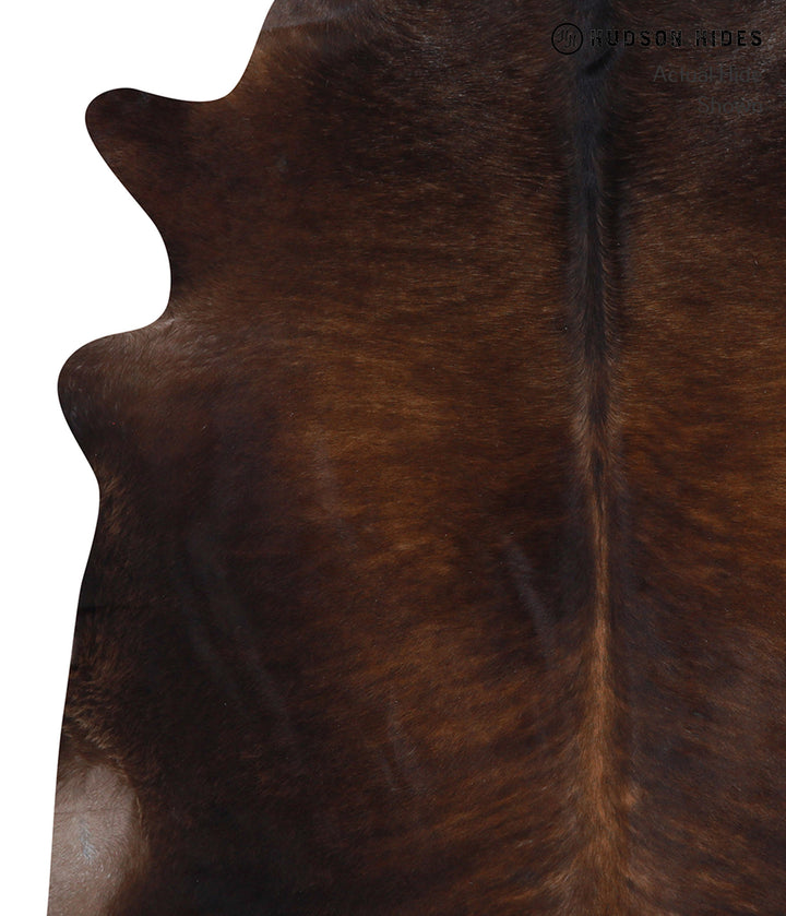 Chocolate X-Large Brazilian Cowhide Rug 6'11"H x 6'11"W #A3914 by Hudson Hides